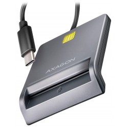 AXAGON čtečka kontaktních smart karet USB-C (eObčanka) / Smart Card / CRE-SM3TC / USB type-C / 1,2m
