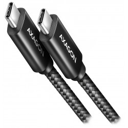 AXAGON datový a nabíjecí kabel NEWGEN+ USB-C na USB-C / USB4 Gen 3x2 / HDR10 / 8K/60Hz / PD 3.1 / opletený / 1m