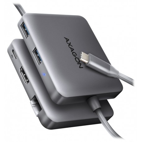 AXAGON multi hub USB-C / HMC-5HL / USB 3.2 Gen1 / 1x PD / 1x HDMI / 1x USB-C / 2x USB-A / RJ-45 / 20cm