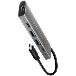 AXAGON multi USB-C hub 5in1 / HMC-5G21 / PD 60W / 2xUSB-C / 2xUSB-A / 1xHDMI / kabel 15cm