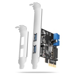 AXAGON řadič do PCIe pro 2x USB Typ-A / 2x USB interní / USB 5Gbps / PCEU-232RS / SP & LP / čip Renesas