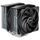 Be quiet! chladič CPU PURE ROCK PRO 3 / 2x120mm PWM fan / 6xheatpipe / stříbrný