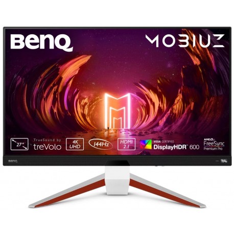 BENQ Mobiuz 27" LED EX2710U/ 3840x2160/ IPS panel/ 1000:1/ 1ms/ 2x HDMI/ DP/ 144Hz/ repro/ černý
