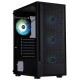 BitFenix skříň C50 Negro / ATX / 4x 120mm FRGB fan / 2x USB 2.0 / USB 3.0 / tvrzené sklo / černá