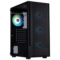 BitFenix skříň C50 Negro / ATX / 4x 120mm FRGB fan / 2x USB 2.0 / USB 3.0 / tvrzené sklo / černá