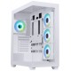 BitFenix skříň CETO / ATX / 4x 120mm ARGB fan / 2x USB 3.0 / USB-C / tvrzené sklo / bílá