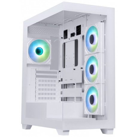 BitFenix skříň CETO / ATX / 4x 120mm ARGB fan / 2x USB 3.0 / USB-C / tvrzené sklo / bílá