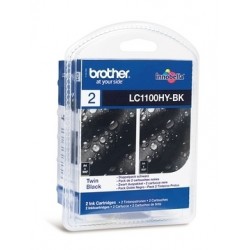 BROTHER inkoustová náplň LC-1100HY BKBP2/ multipack/ 2x černá