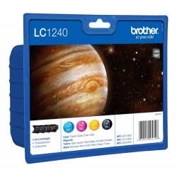 BROTHER inkoustová náplň LC-1240VALBP/ multipack/ Černá + tři barvy