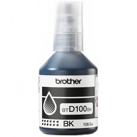 Brother originální inkoust BTD100BK pro T23x, T43x, T53x, T73x, T93x cca 7500 stránek černý