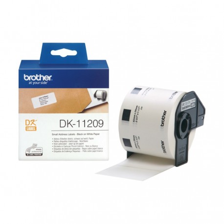 BROTHER papírové štítky DK-11209/ QL/ úzké adresy/ 800 ks/ 29 x 62mm