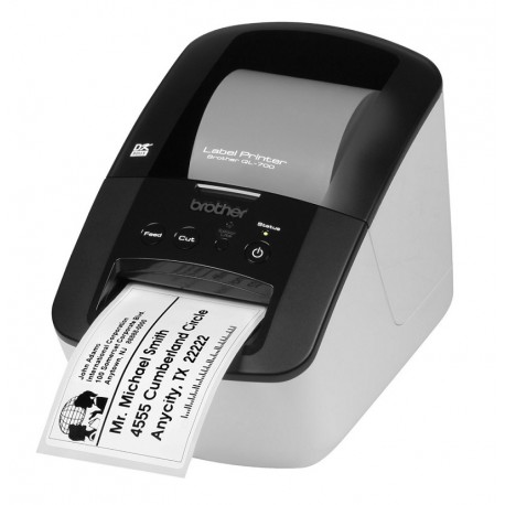 BROTHER tiskárna samolepících štítků QL-700/ 300 dpi/ USB