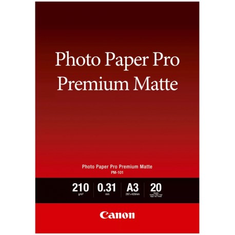 Canon fotopapír  PM-101   Premium Matte A3 20 listů