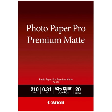 Canon fotopapír  PM-101  Premium Matte A3+ 20 listů