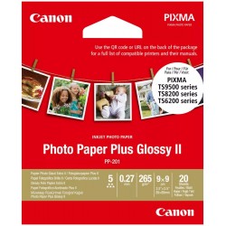 Canon fotopapír  PP-201 3.5x3.5inch   20 listů