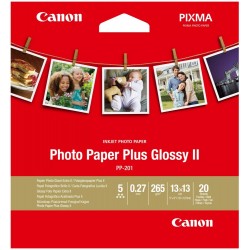 Canon fotopapír  PP-201 5x5inch 20SH  (20 listů)