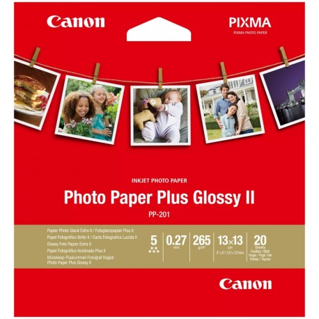 Canon fotopapír  PP-201 5x5inch 20SH  (20 listů)