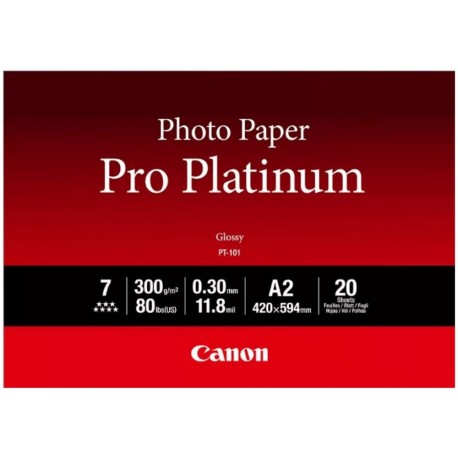 Canon fotopapír  PT-101  Platinum A2 20 listů