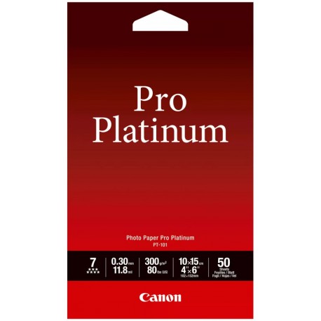 Canon fotopapír  PT-101  Pro Platinum  4x6 50 listů