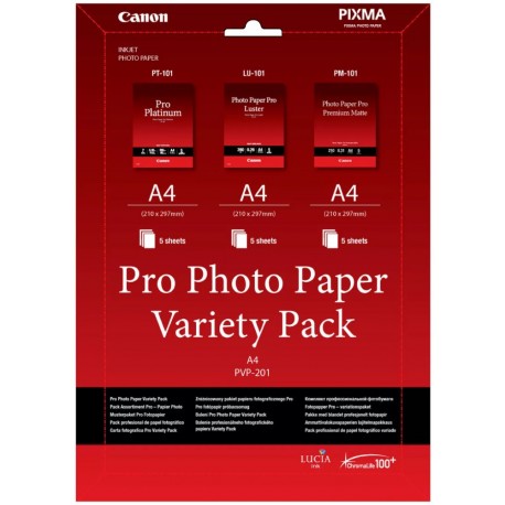 Canon fotopapír  PVP-201 PRO A4 Pro  Variety Pack