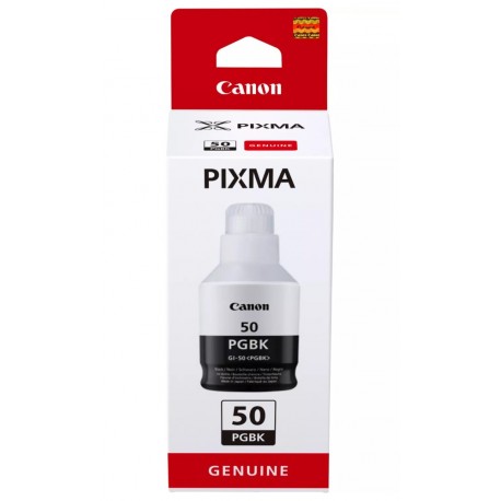 Canon inkoustová lahvička GI-50 PGBK  černá