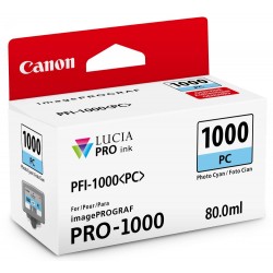 Canon inkoustová náplň PFI-1000 (photo cyan, 80ml) pro Canon imagePROGRAF PRO-1000