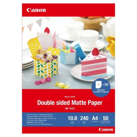 Canon Oboustranný matný papír Canon MP-101D, A4, 50 sheets