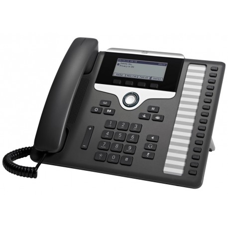 Cisco CP-7861-K9＝ VoIP telefon, 2x LAN, 1x AUX, s displejem