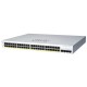 Cisco switch CBS220-48P-4G 48x GbE, 4x SFP, 48x PoE+, 382W