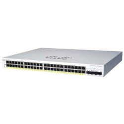 Cisco switch CBS220-48P-4G 48x GbE, 4x SFP, 48x PoE+, 382W