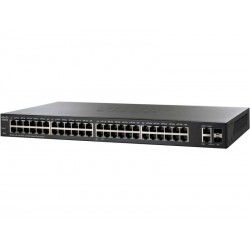 Cisco Switch SF220-48P 48x 10/100 PoE (375W) + 2x 1G combo/ L2+ management/ Lifetime