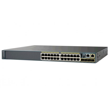 Cisco Switch WS-C2960+24TC-L 24x 10/100 + 2x Combo/ Management/ Lifetime záruka/ NBD