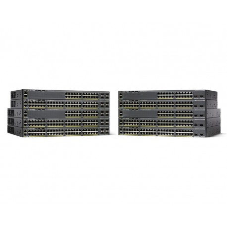 Cisco Switch WS-C2960X-48TD-L 48x 10/100/1000 + 2x 10G SFP+, LAN based