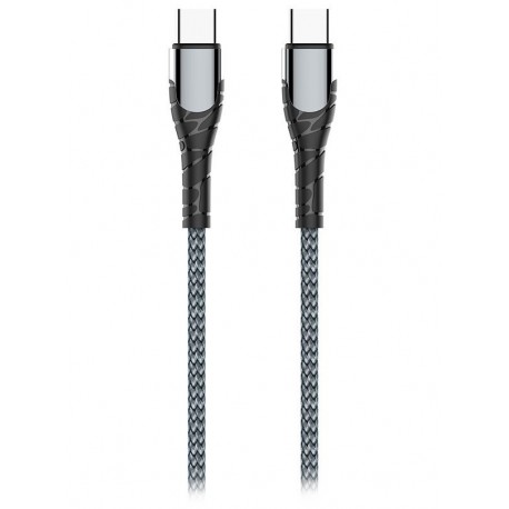 Colorway Datový Kabel USB-C/ USB-C/ 3A/ Fast Charging 65W/ 1m/ Šedivý
