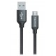 Colorway Datový Kabel Usb / Micro Usb/ 1m/ 2.1A/ Černý