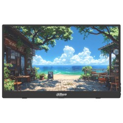 DAHUA 16" LED PM16-F201PD/ IPS panel/ 1920x1080 (FHD)/ 1200:1/ 10ms/ 200 cd/m2/ HDMI/ 2xUSB-C/ VESA 75x75/ černý