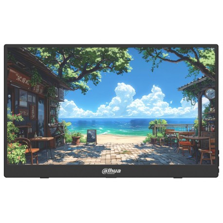 DAHUA 16" LED PM16-F201PD/ IPS panel/ 1920x1080 (FHD)/ 1200:1/ 10ms/ 200 cd/m2/ HDMI/ 2xUSB-C/ VESA 75x75/ černý