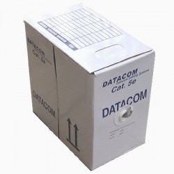 DATACOM kabel licna C5E UTP LS0H 305m box šedý