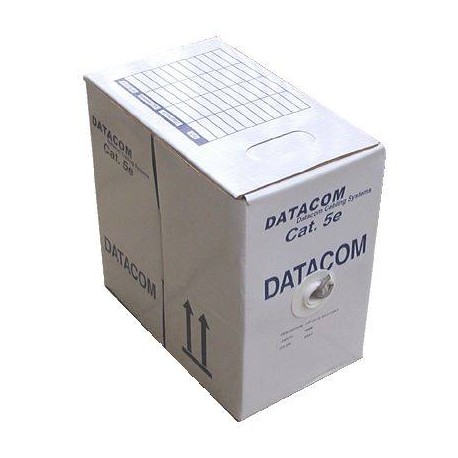 DATACOM Kabel UTP drát c6 LS0H 305m, šedý, box