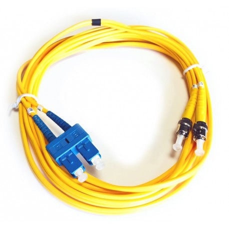 DATACOM optický patchcord ST-SC 09/125 SM   3m duplex