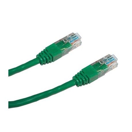 DATACOM Patch kabel UTP CAT5E 0,25m zelený