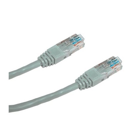 DATACOM Patch kabel UTP CAT5E 1m šedý
