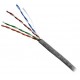 DATACOM UTP lanko CAT5E  PVC 100m šedý