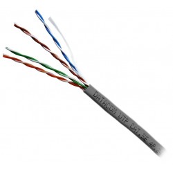 DATACOM UTP lanko CAT5E  PVC 100m šedý