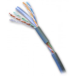 DATACOM UTP lanko CAT6  PVC 100m šedý