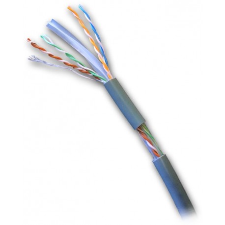DATACOM UTP lanko CAT6  PVC 100m šedý