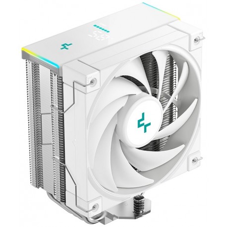 DEEPCOOL chladič AK400 Digital SE / 120mm fan / 4x heatpipes / PWM ARGB / pro Intel i AMD / digitální display / bílý