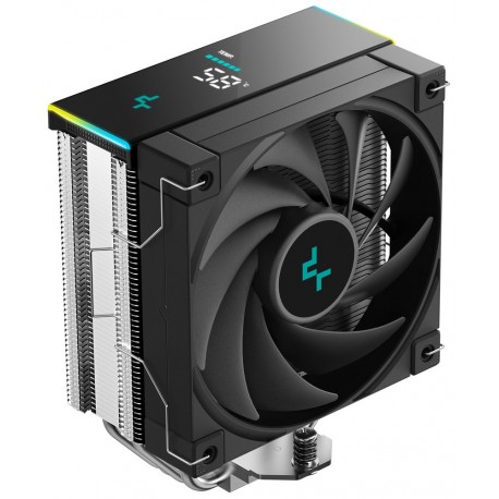 DEEPCOOL chladič AK400 Digital SE / 120mm fan / 4x heatpipes / PWM ARGB / pro Intel i AMD / digitální display / černý