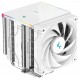 DEEPCOOL chladič AK620 Digital SE / 2x120mm fan / 6x heatpipes / pro Intel i AMD/ digitální display / bílý