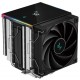DEEPCOOL chladič AK620 Digital SE / 2x120mm fan / 6x heatpipes / pro Intel i AMD/ digitální display / černý